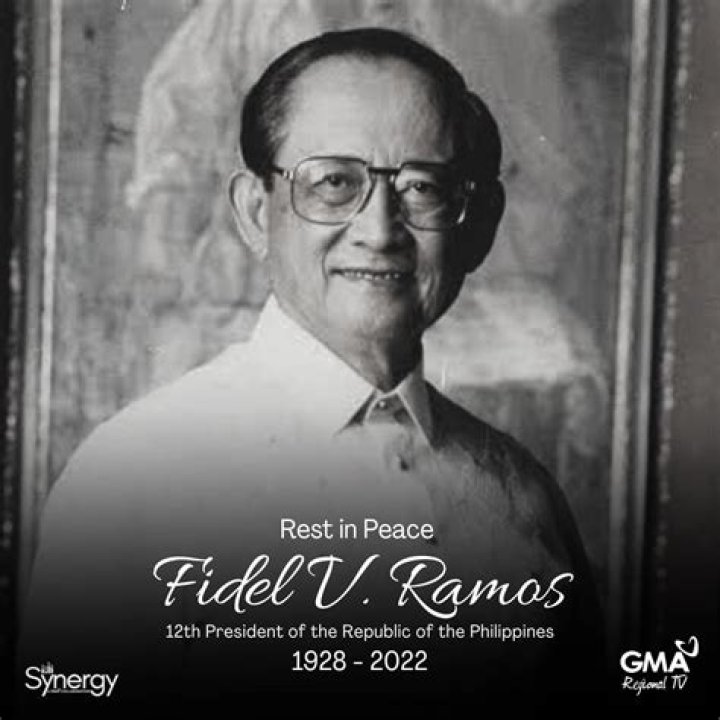 
Former Philippine president, Fidel V. Ramos, dies at 94 