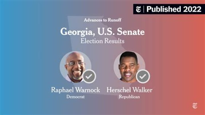 
Georgia Senate Candidates Raphael Warnock and Herschel Walker Will Advance to a December Runoff Election 