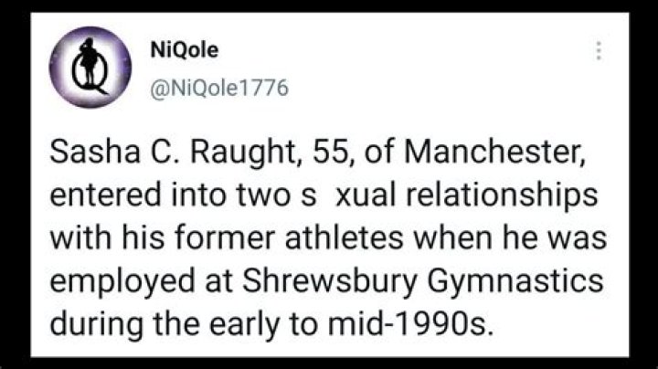 
What did Sasha Raught do? Charges against New Jersey youth gym coach explored 