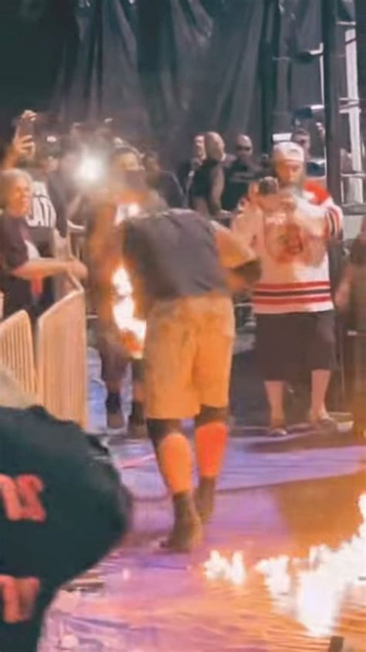 
Who is MASADA? Wrestler in viral video burns himself in accidental fire 